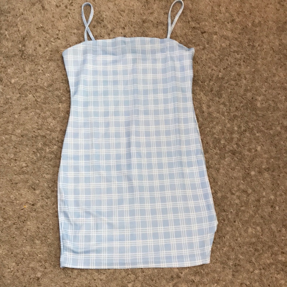 Shein light blue dress